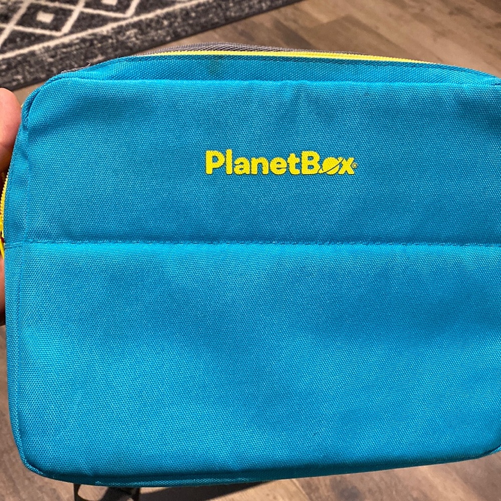 Planetbox lunch bag, teal blue